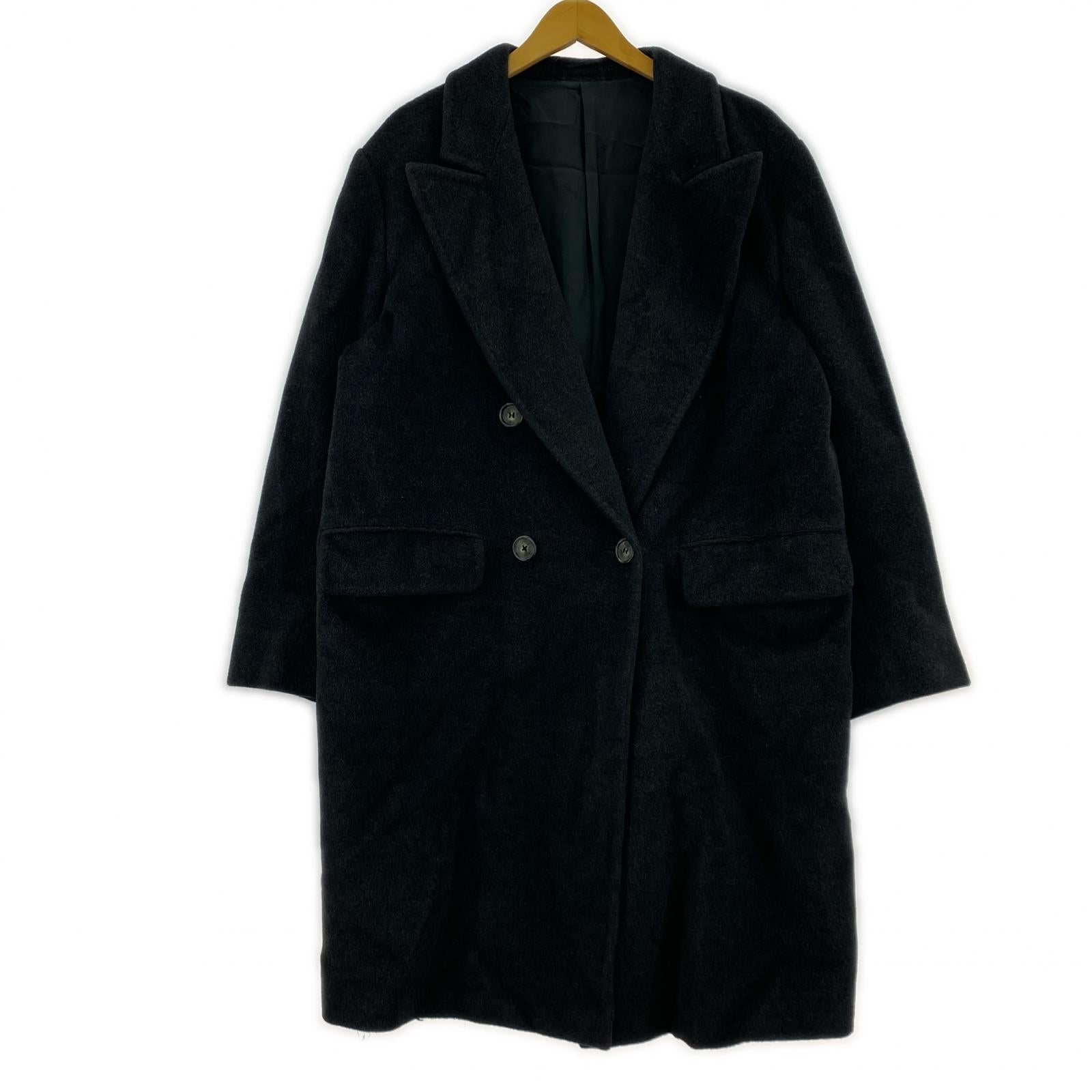 その他アウター カシミヤ混 コート 38 GRY グレー