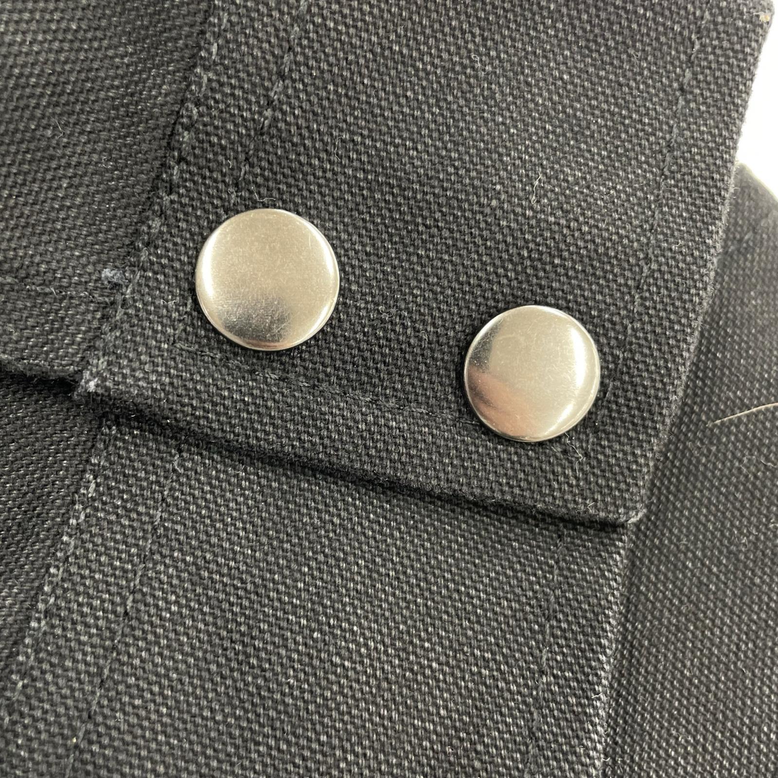 ジャケット Subciety チェーンステッチロゴワークジャケット 黒 (S) SBF9143 S ブラック