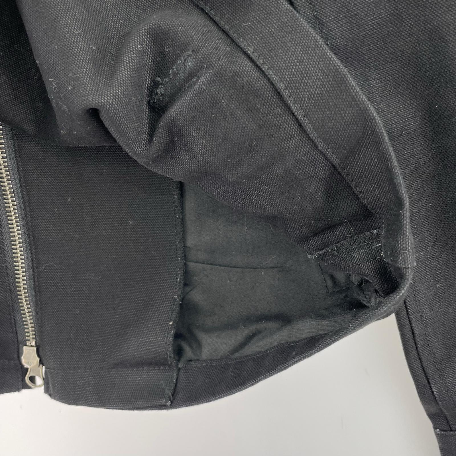 ジャケット Subciety チェーンステッチロゴワークジャケット 黒 (S) SBF9143 S ブラック