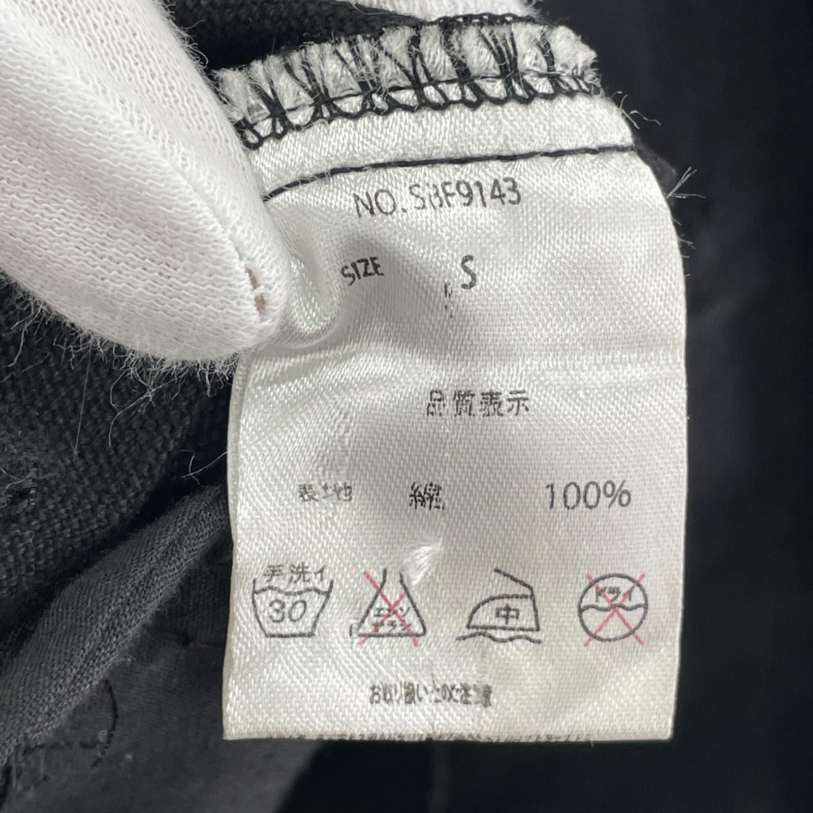 ジャケット Subciety チェーンステッチロゴワークジャケット 黒 (S) SBF9143 S ブラック