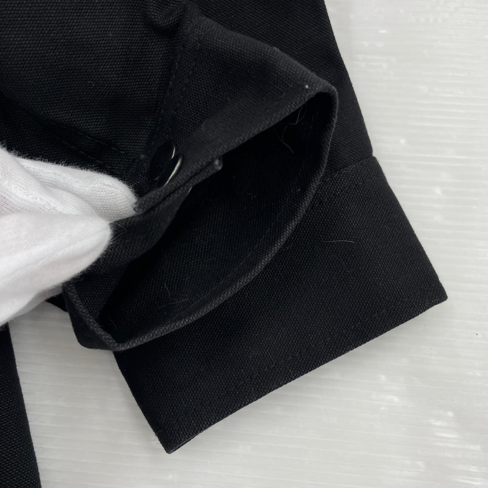 ジャケット Subciety チェーンステッチロゴワークジャケット 黒 (S) SBF9143 S ブラック