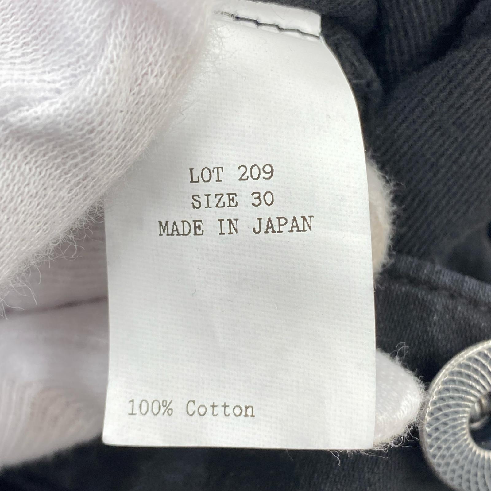 デニムパンツ Buckle-Backed Trousers Lot.209 黒 (30) 30 ブラック