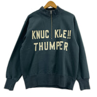 長袖Tシャツ 世田谷ベース ハーフジップスウェット 青 (M) M ブルー