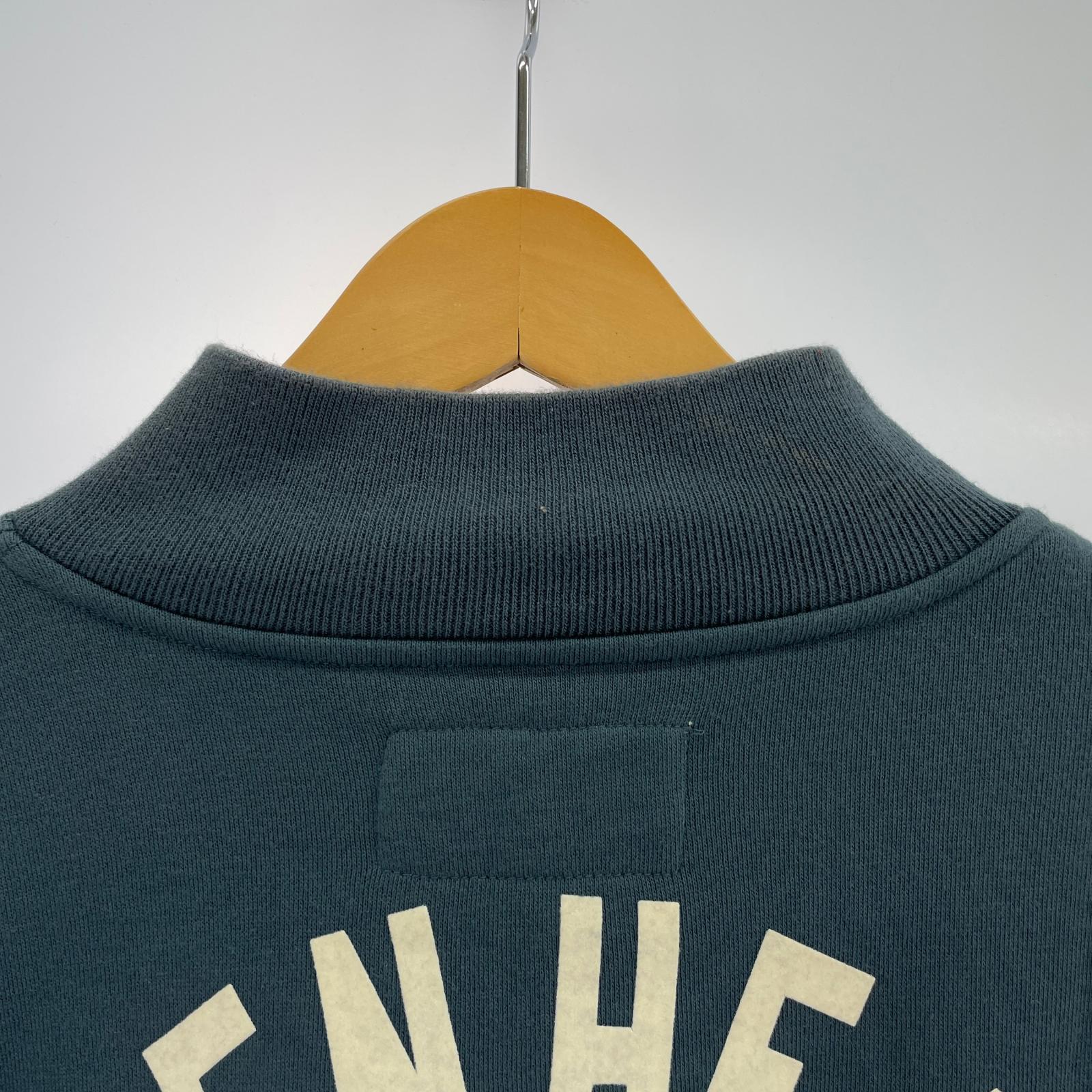 長袖Tシャツ 世田谷ベース ハーフジップスウェット 青 (M) M ブルー