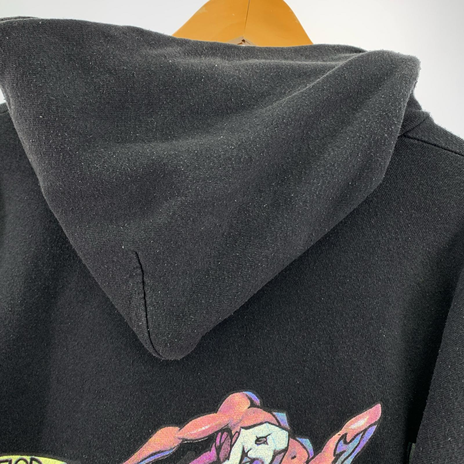 パーカー 90s CONART グラフィック (XL) 黒 ブラック