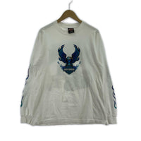長袖Tシャツ ブルーフレイム シカゴ ガンマン (M) 白 M ホワイト