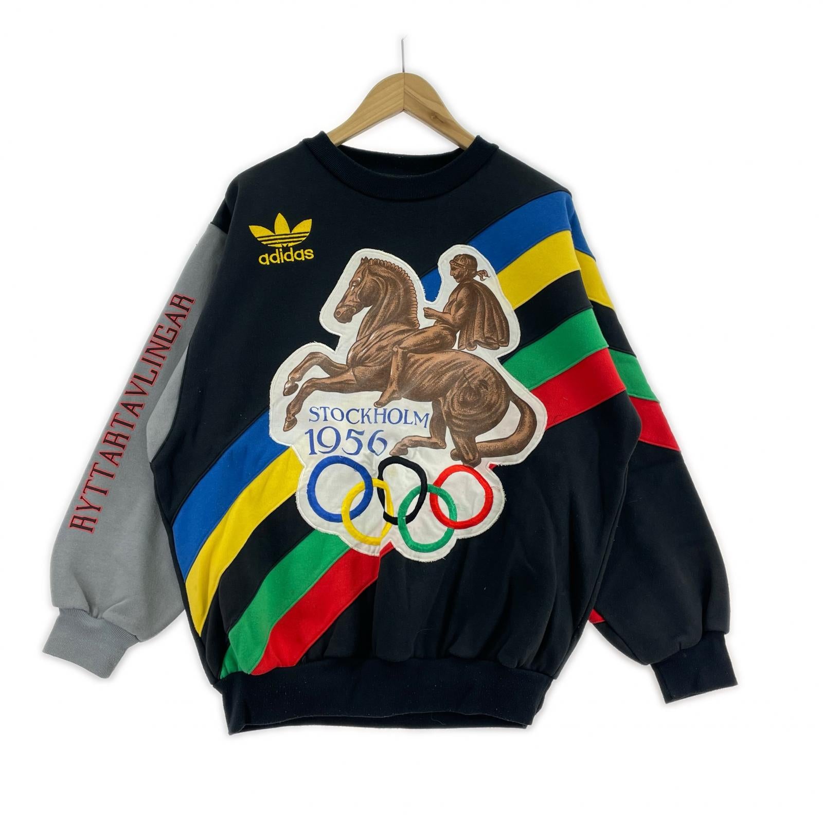 スウェット STOCKHOLM/HELSINKI OLYMPICスウェット/S S マルチカラー
