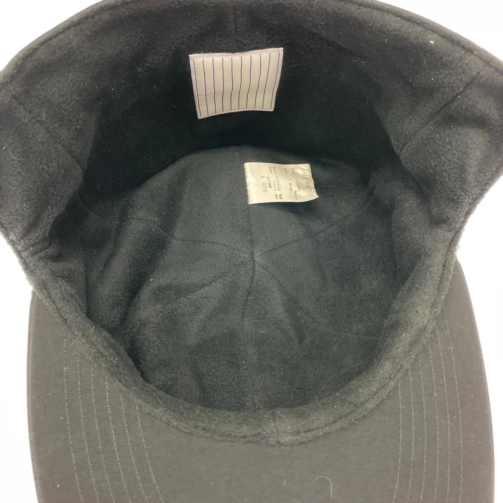 キャップ S.F.C STRIPES FOR CREATIVEEAR FLAP CAP ブラック