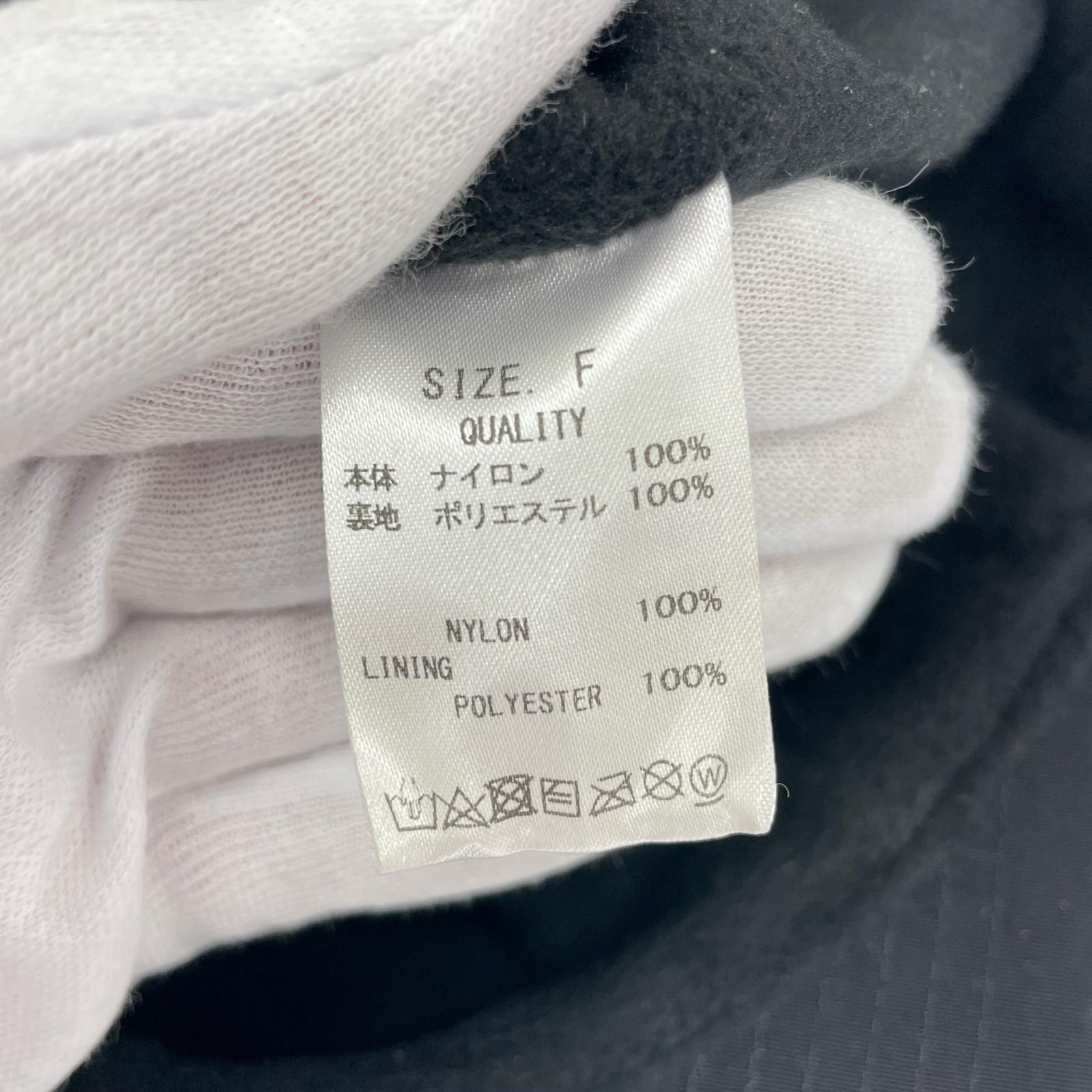 キャップ S.F.C STRIPES FOR CREATIVEEAR FLAP CAP ブラック