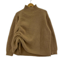 ニット CADUNE シャーリングニット ベージュ 36 36 ベージュ