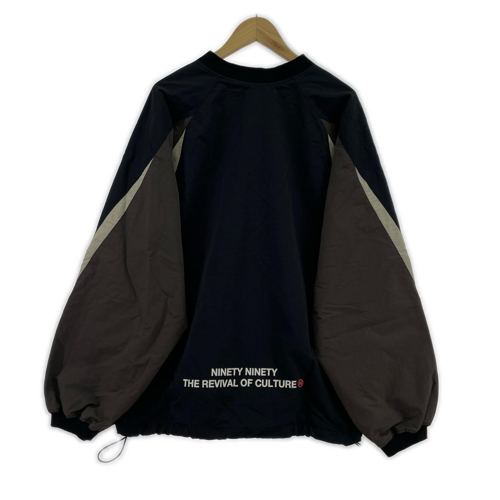 長袖Tシャツ ナイロンプルオーバー L ブラック L ブラック
