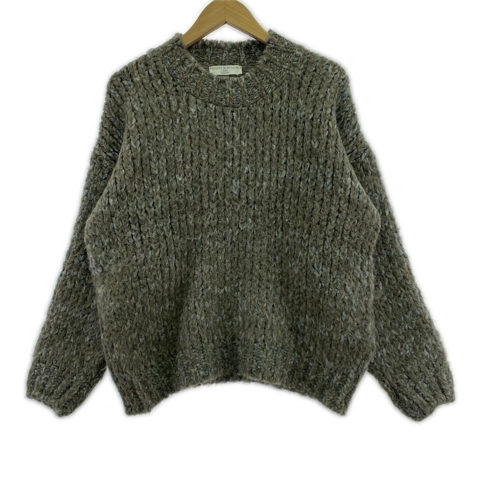 ニット TRICOTS JEAN MARC モヘア混ニット ブラウン