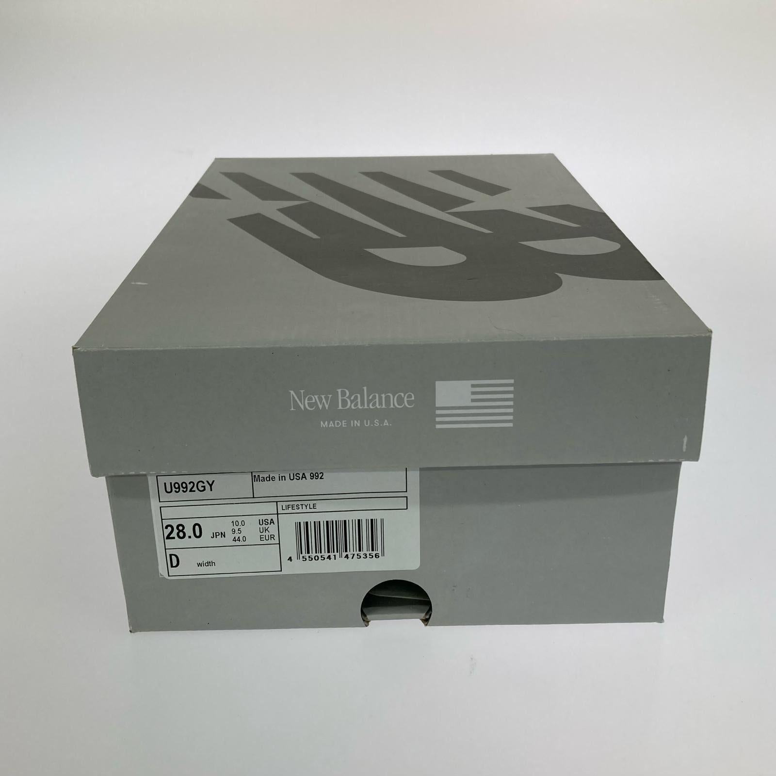 スニーカー 992 MADE IN USA 28CM 28cm (US10 UK9 1/2 EU46) グレー