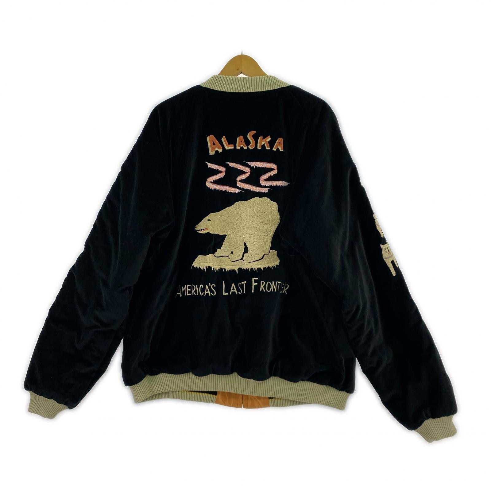 ブルゾン 1950s Style Velveteen Souvenir -XXXL