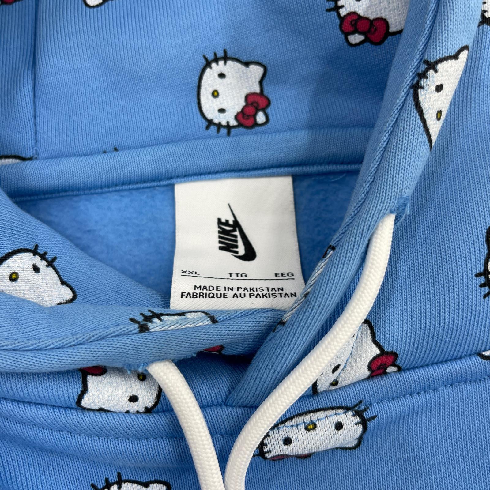 パーカー ×HELLO KITTY パーカー 青 (XXL) ブルー