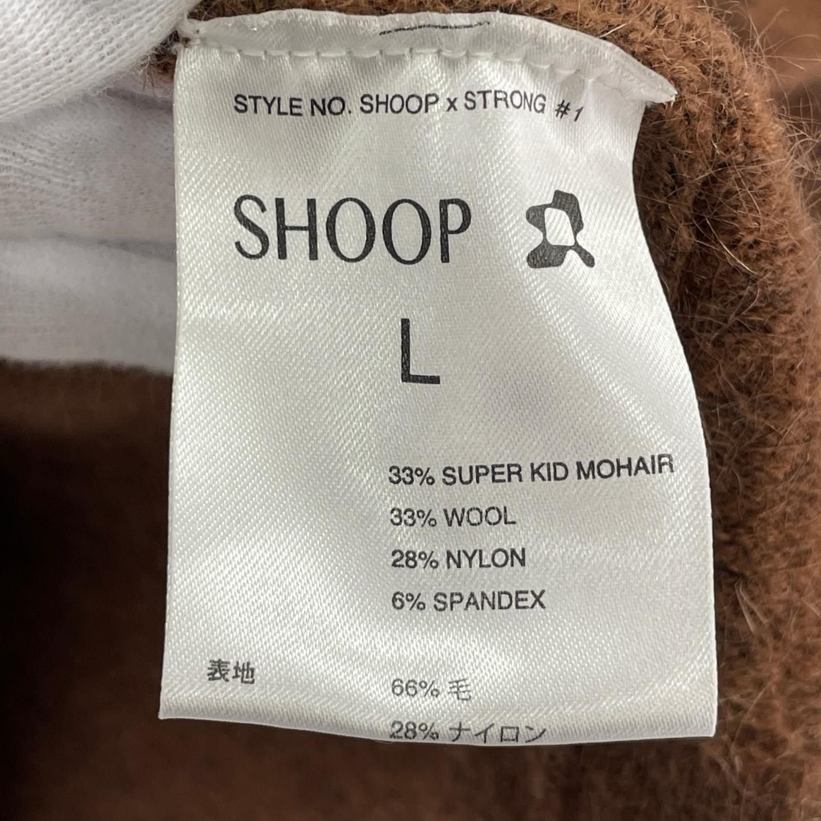 ニット ×STRONG MOHAIR SHIRT ブラウン (L) L ブラウン