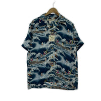 半袖シャツ 88 TEES アロハシャツ SILK S ブルー