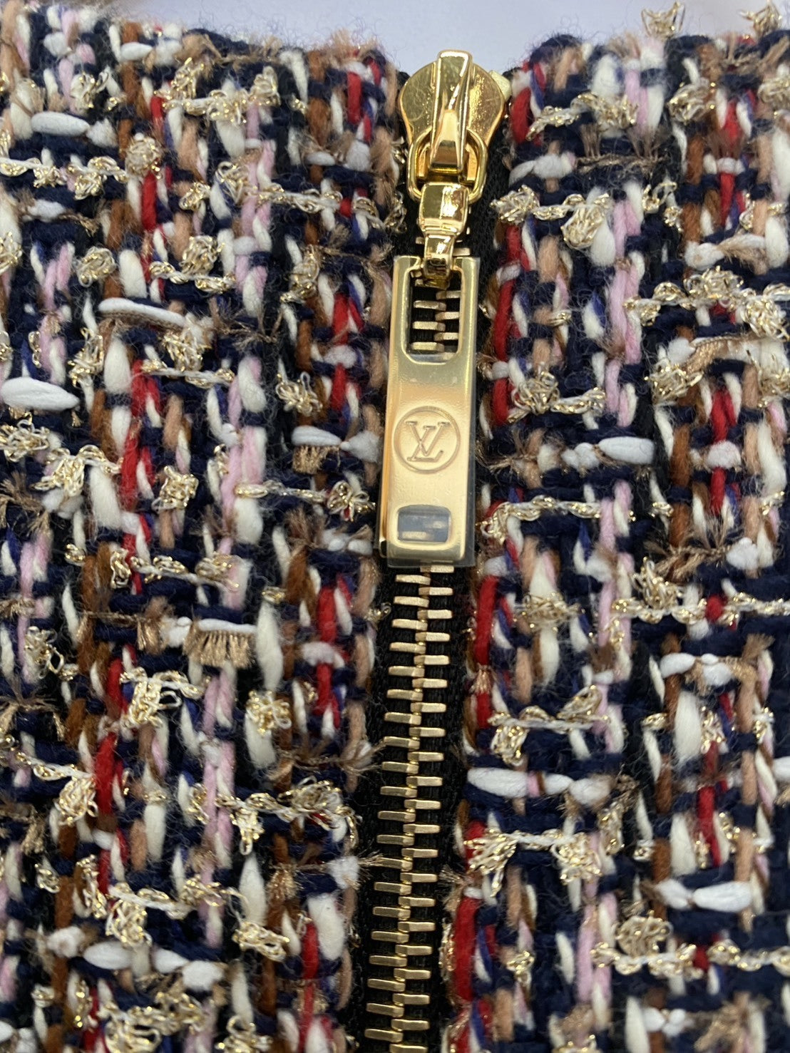 LV/ツイードワンピース