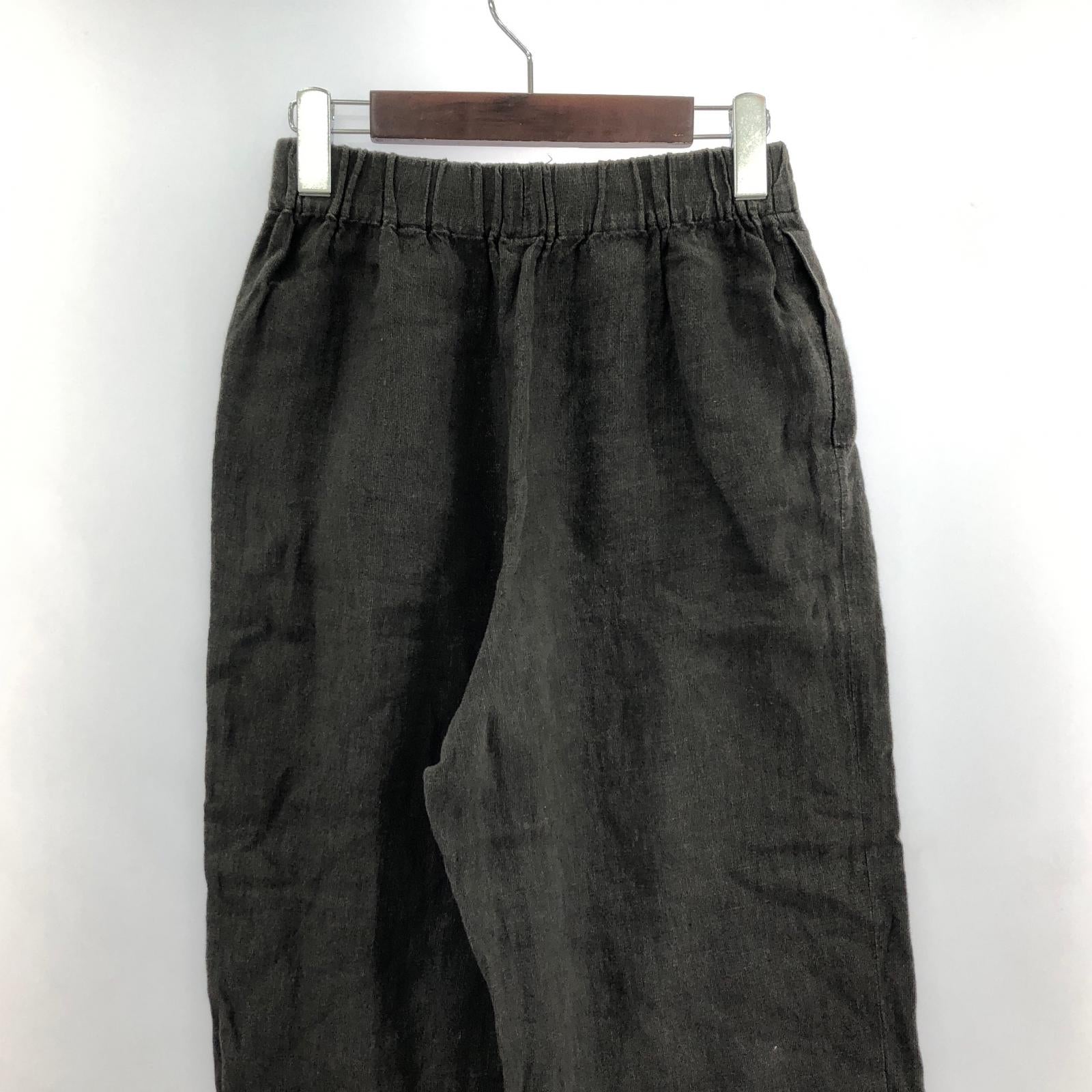 パンツ JURGEN LEHL リネン パンツ カーキ M