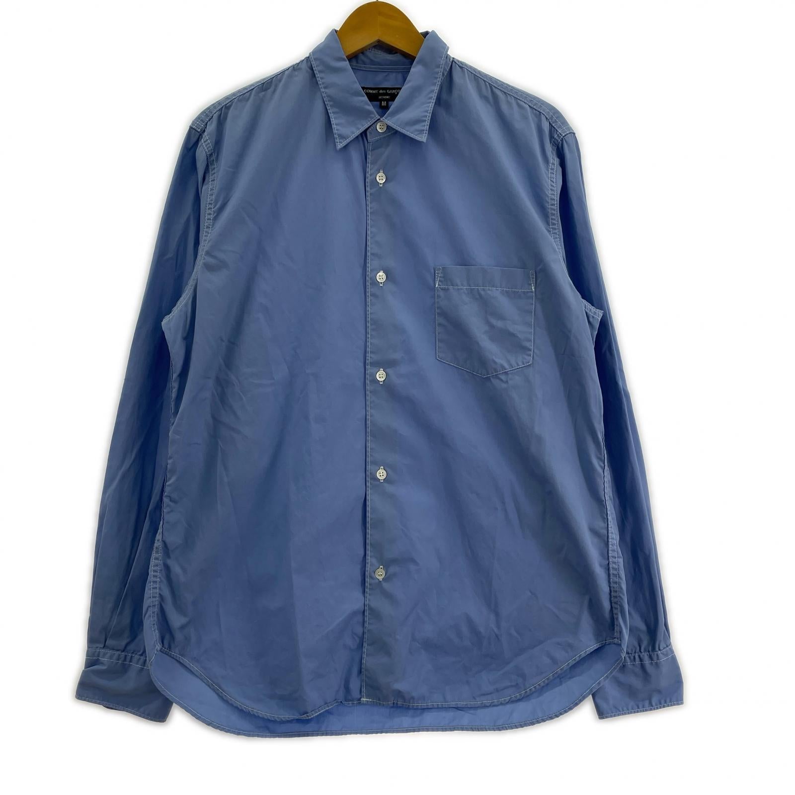 長袖シャツ HOMME 青 M2017 HA-B101 M ブルー
