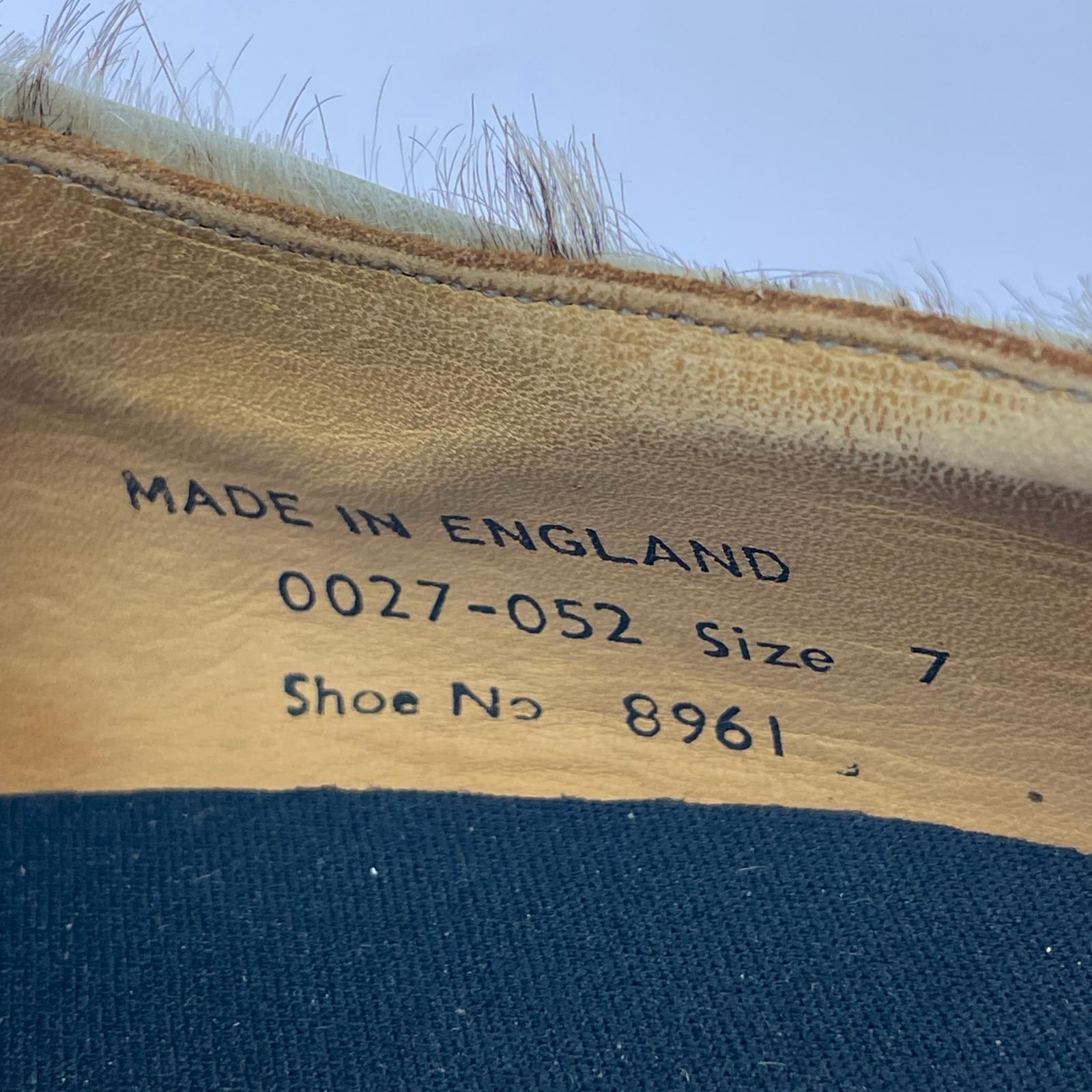 シューズ ラバーソール レオパード size7 ベージュ