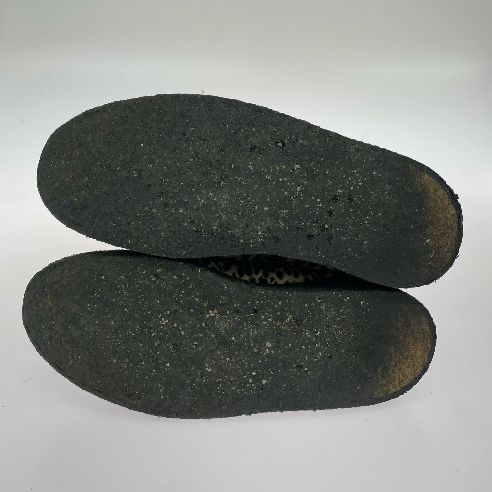 シューズ ラバーソール レオパード size7 ベージュ