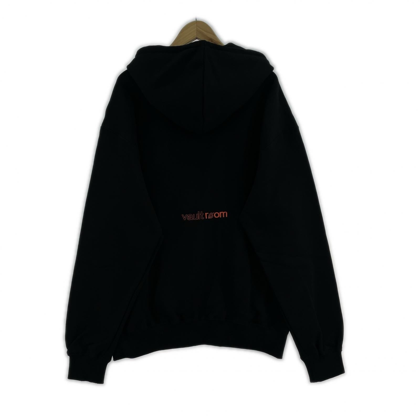 パーカー VAULTROOM×NARUTO 火影岩フーディー (XL) 黒 ブラック