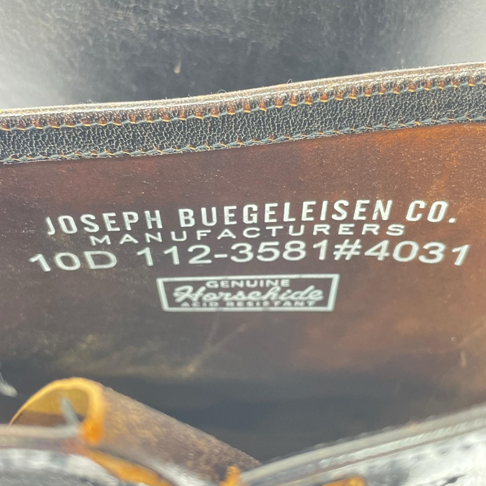 ブーツ BUCO HORSEHIDE Engineer Boots (10D) ブラック