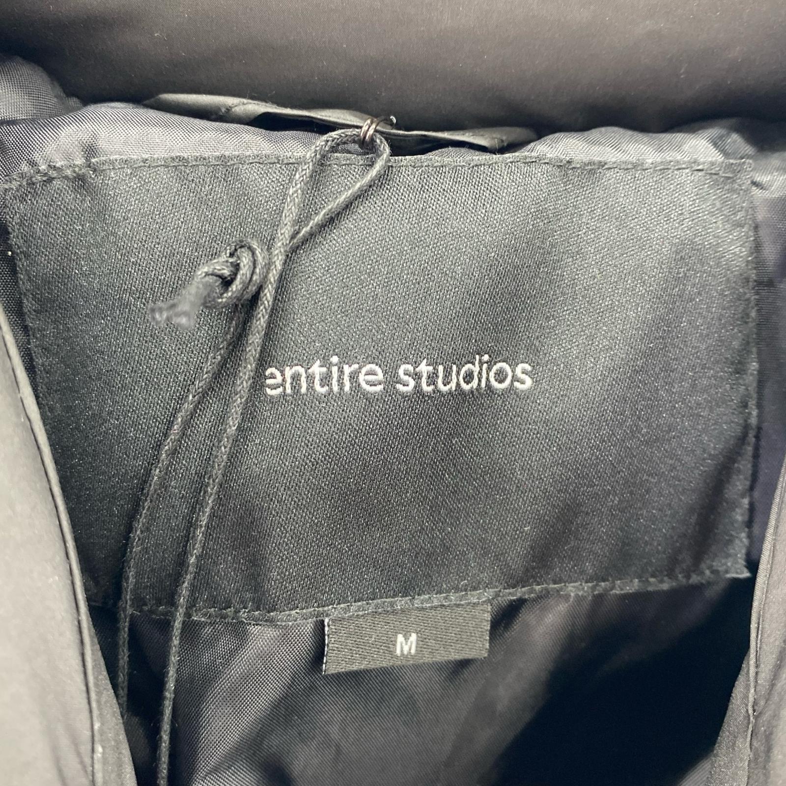 ダウンジャケット ENTIRE STUDIOS PILLOW BOMBER M ブラック