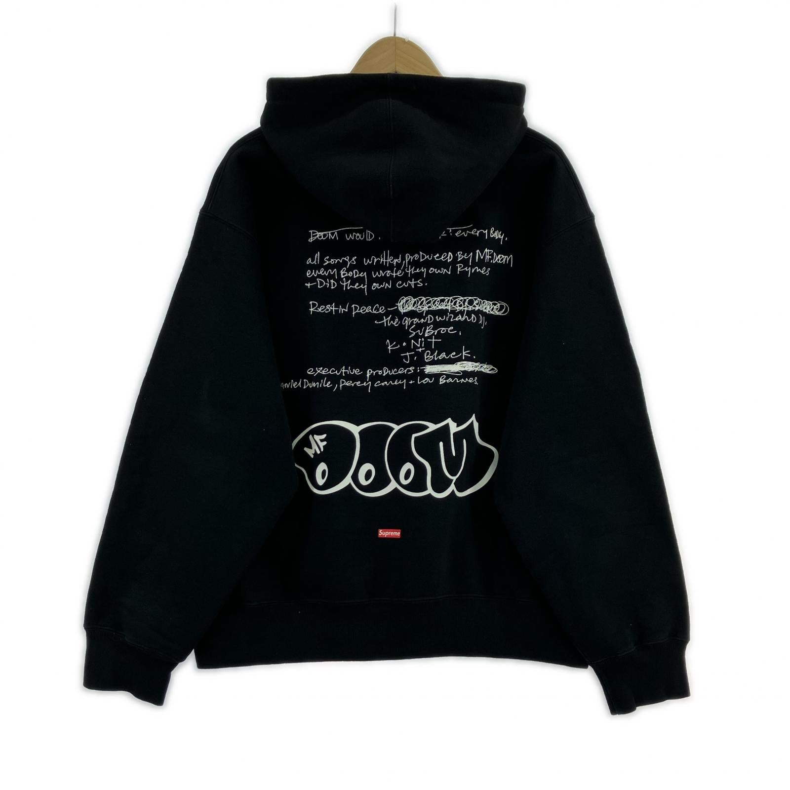 パーカー Mf Doom HOODED 23AW M ブラック