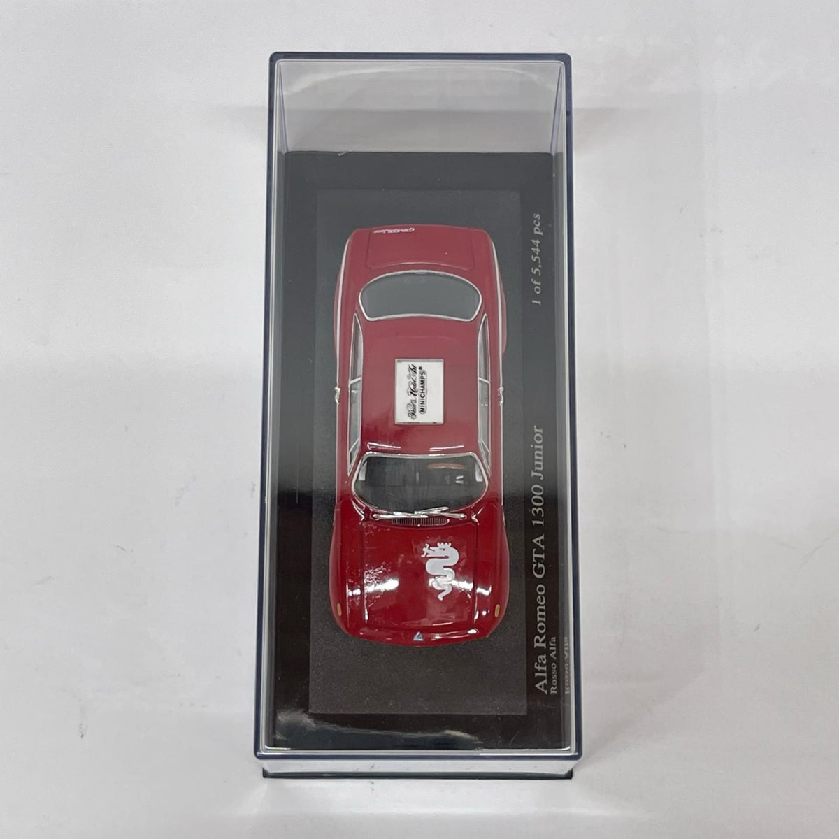 Alfa Romeo GTA 1300 Junior アルファロメオ GTA 1300 ジュニア(レッド) ミニチャンプス(MINICHAMPS) スケールカー