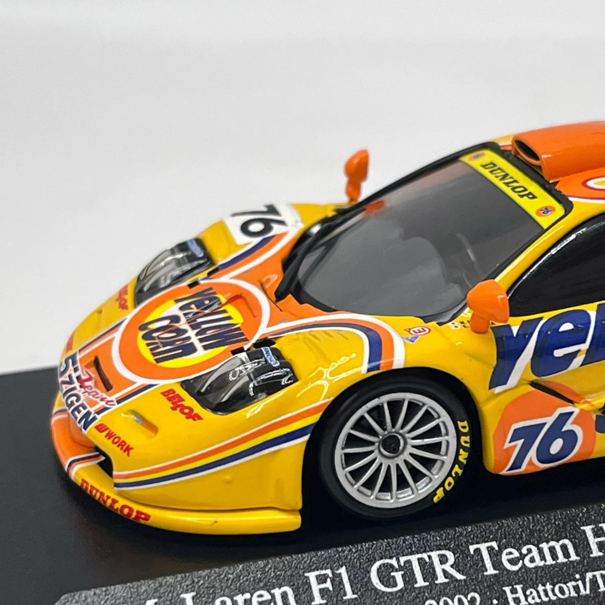 minichamps mclaren f1 gtr 1/43スケールダイキャストミニカー「マクラーレン F1 GTR チーム・ヒトツヤマ #76 JGTC 2002(イエローコーン) ミニチャンプス(Minichamps) スケールカー