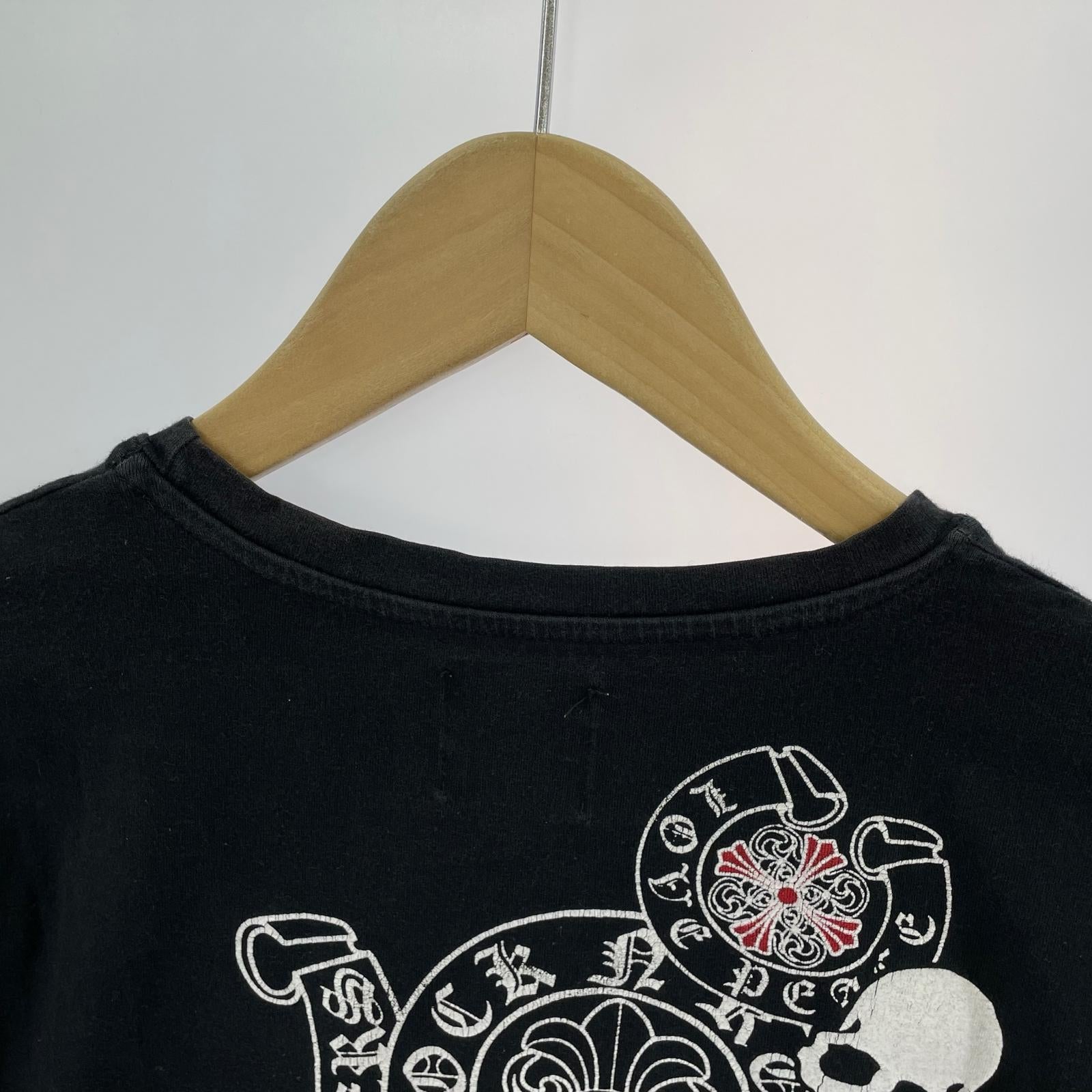 半袖Tシャツ . 半袖Tシャツ・カットソー A&G クロスプリント M ブラック M ブラック