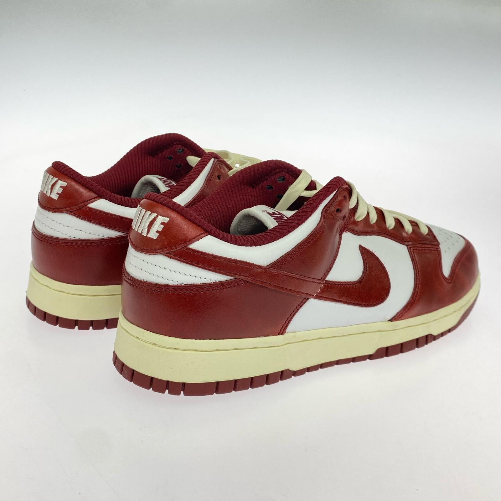 スニーカー NIKE W's DUNK LOW PRM Team Red and White FJ4555-100 (27.5) 27.5cm (US9 1/2 UK9 EU45)