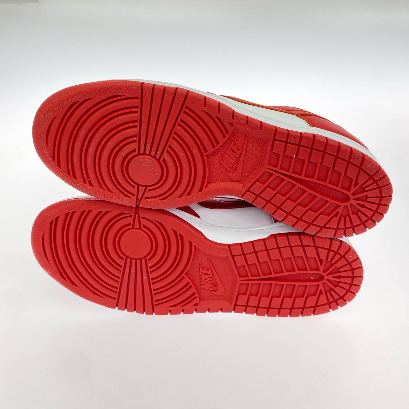 スニーカー NIKE DUNK LOW SP CU1727-100 White and University Red (27) 未使用品 27cm (US9 UK8 1/2 EU44)