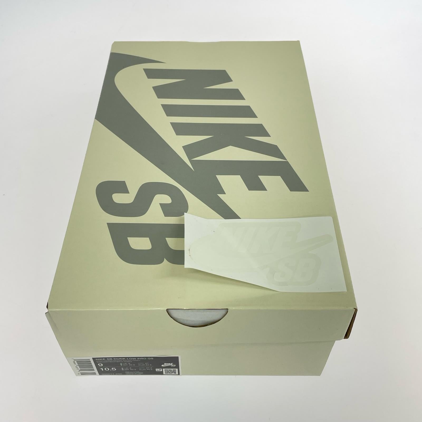 スニーカー NIKE SB×Arts Rec DUNK LOW PRO QS IH3211-200 Rust Pink and Rough Green (27) 未使用品 27cm (US9 UK8 1/2 EU44) マルチカラー