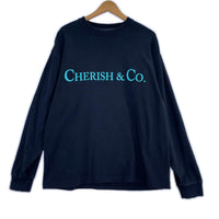 スウェット SAPeur×CHERISH&Co. CREWNECK SWEAT 黒 (M) M ブラック