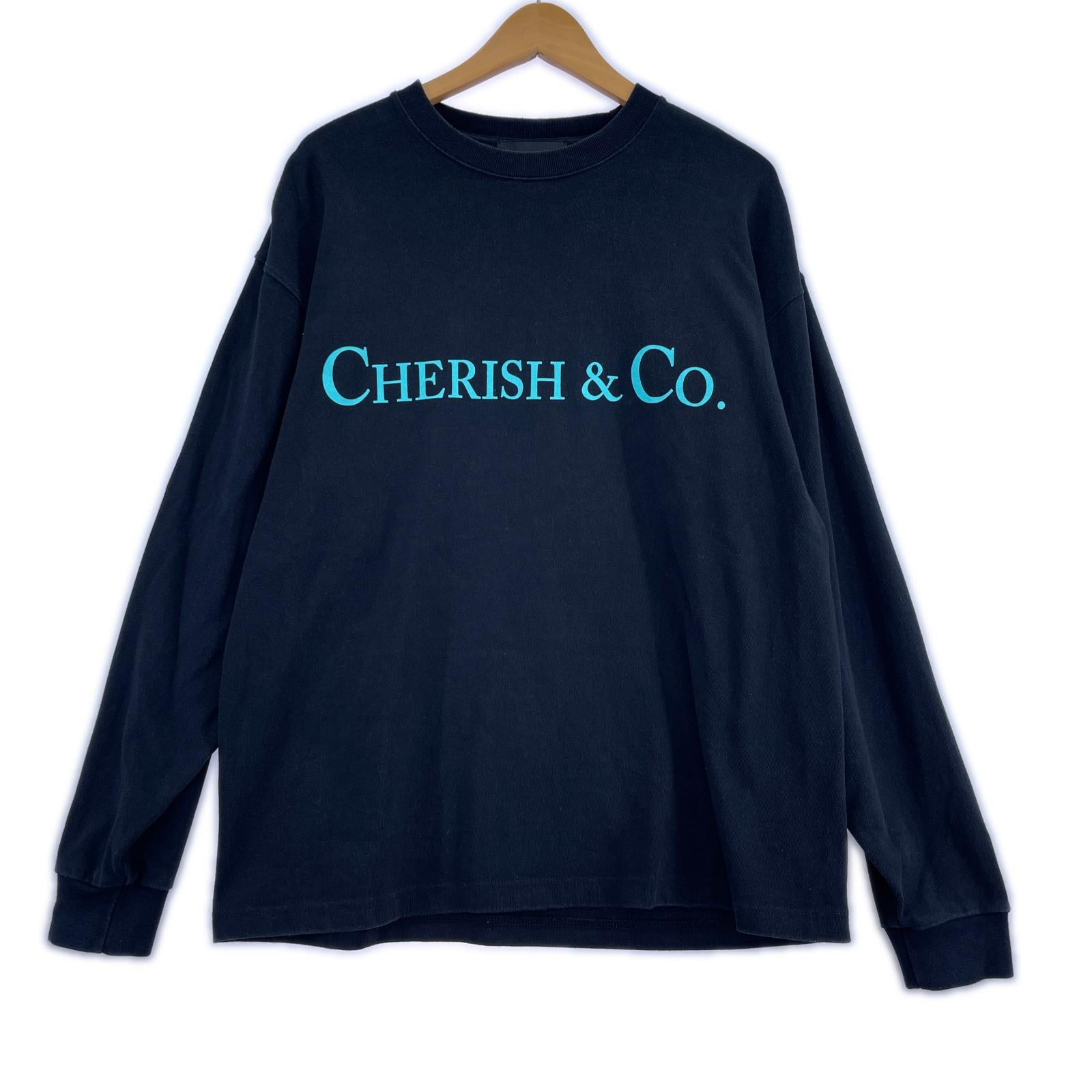 スウェット SAPeur×CHERISH&Co. CREWNECK SWEAT 黒 (M) M ブラック