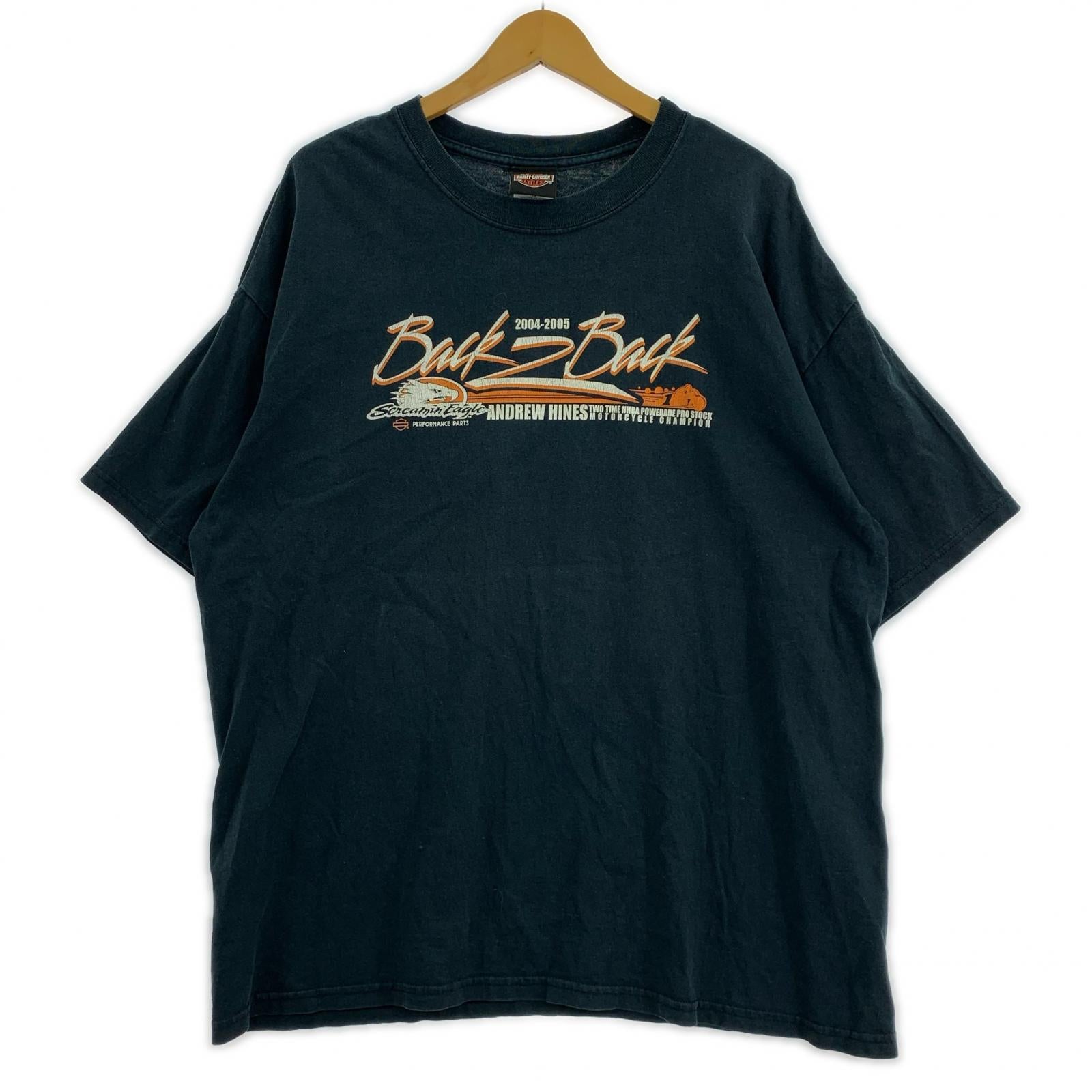 半袖Tシャツ Back 2 Back 黒(XL) ブラック