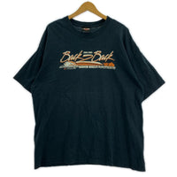 半袖Tシャツ Back 2 Back 黒(XL) ブラック