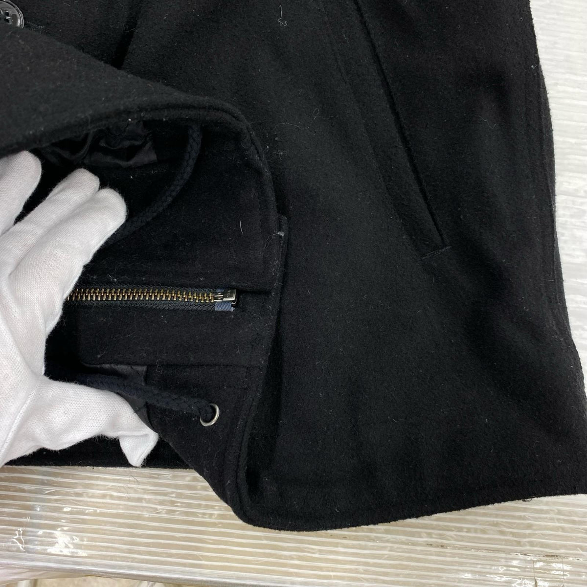 ジャケット WAIPER別注 N-1 デッキジャケット 黒(XL) ブラック