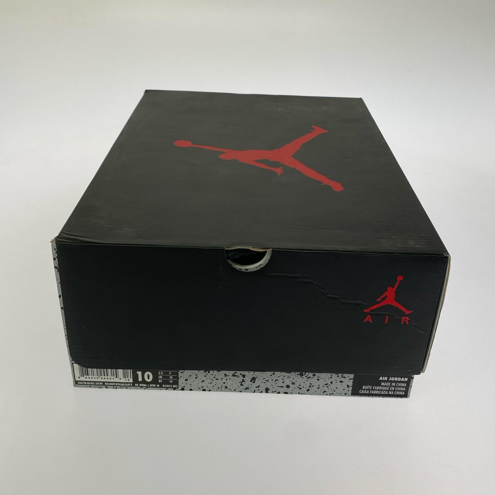 スニーカー Air Jordan 5 Retro OG 28.0cm 28cm (US10 UK9 1/2 EU46) ブラック