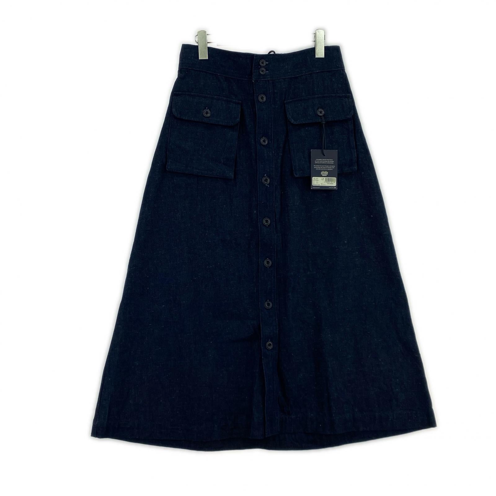 ロングスカート BLUETAB? MARINER デニムスカート (M) M ネイビー