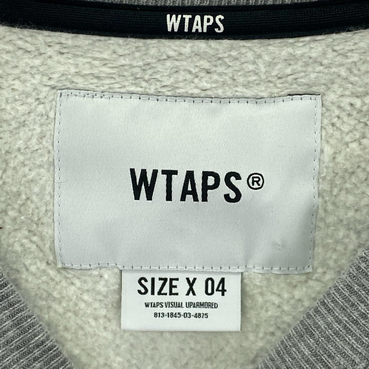 スウェット WTAPS 24AW ACADEMY SWEATER COTTON -x04 グレー