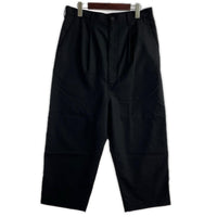 パンツ 24ss ウールサルエルパンツ (S) S ブラック