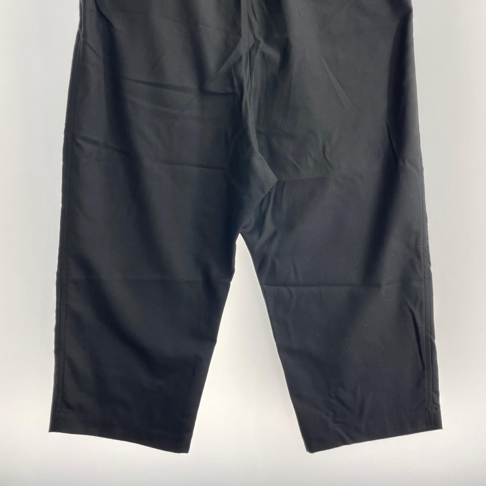 パンツ 24ss ウールサルエルパンツ (S) S ブラック