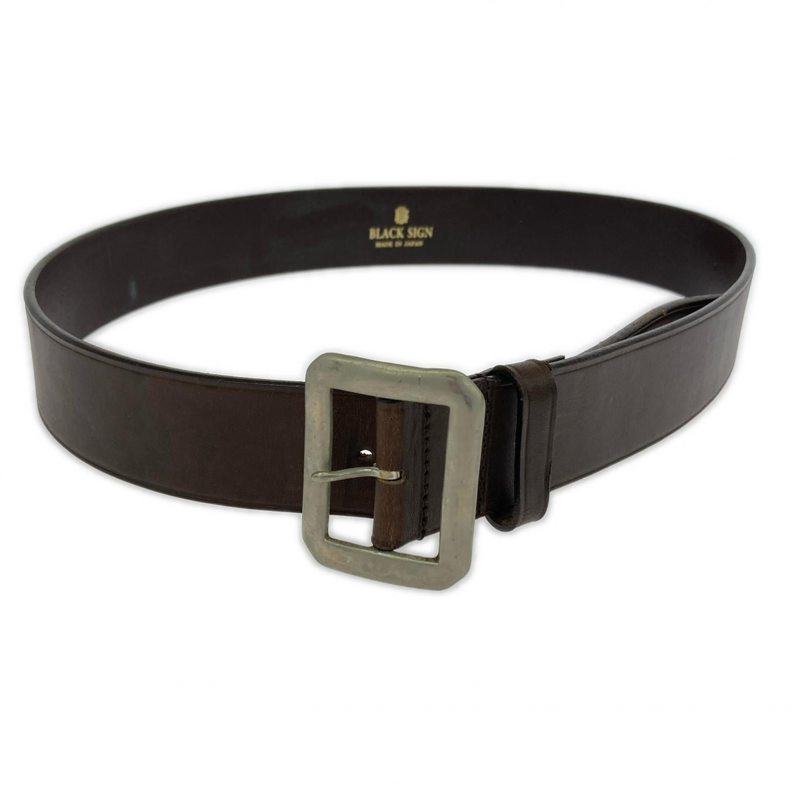 その他アクセサリー Plain Belt with North & Judd co., Buckle ブラウン
