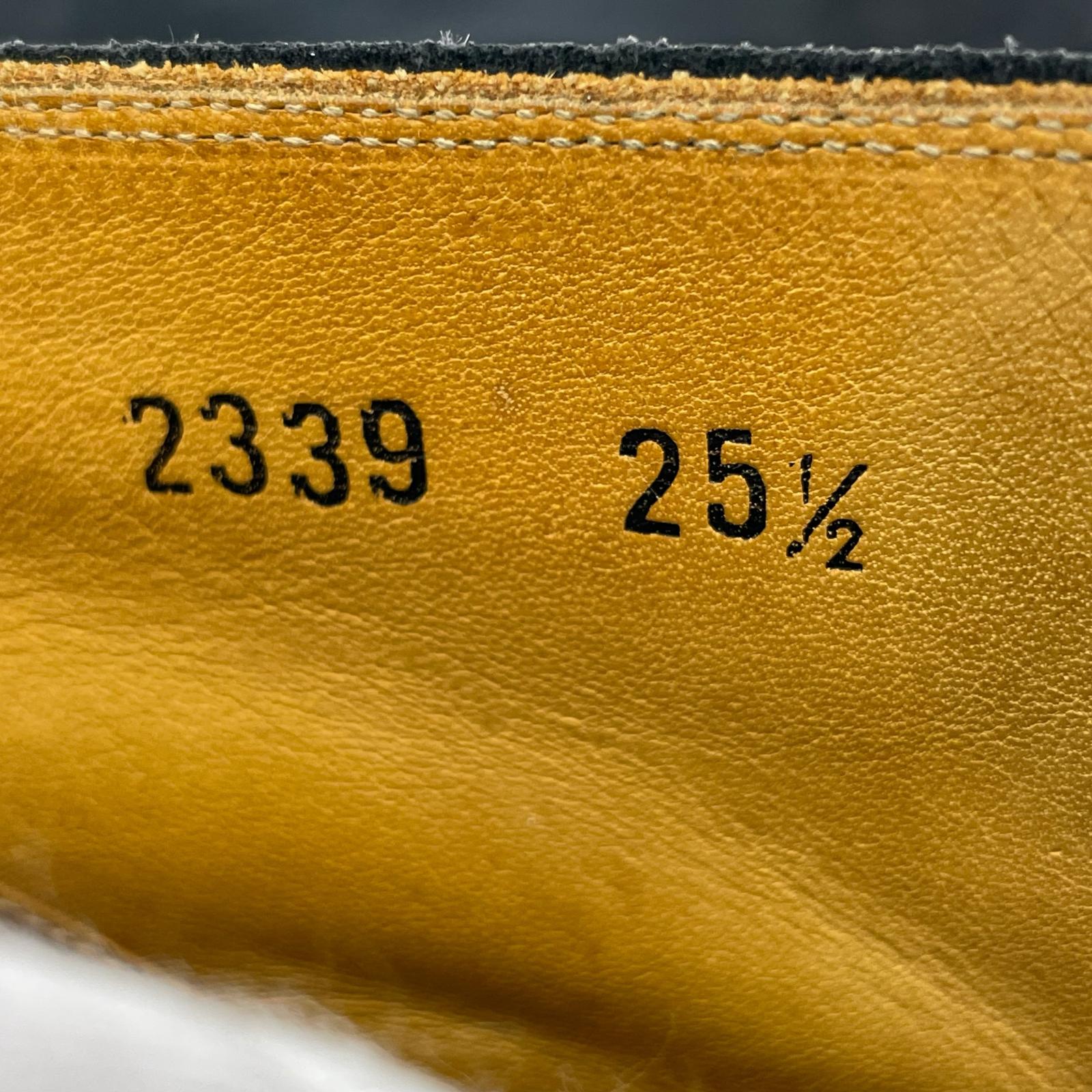 ブーツ チェッカーブーツ 25.5cm ブラック