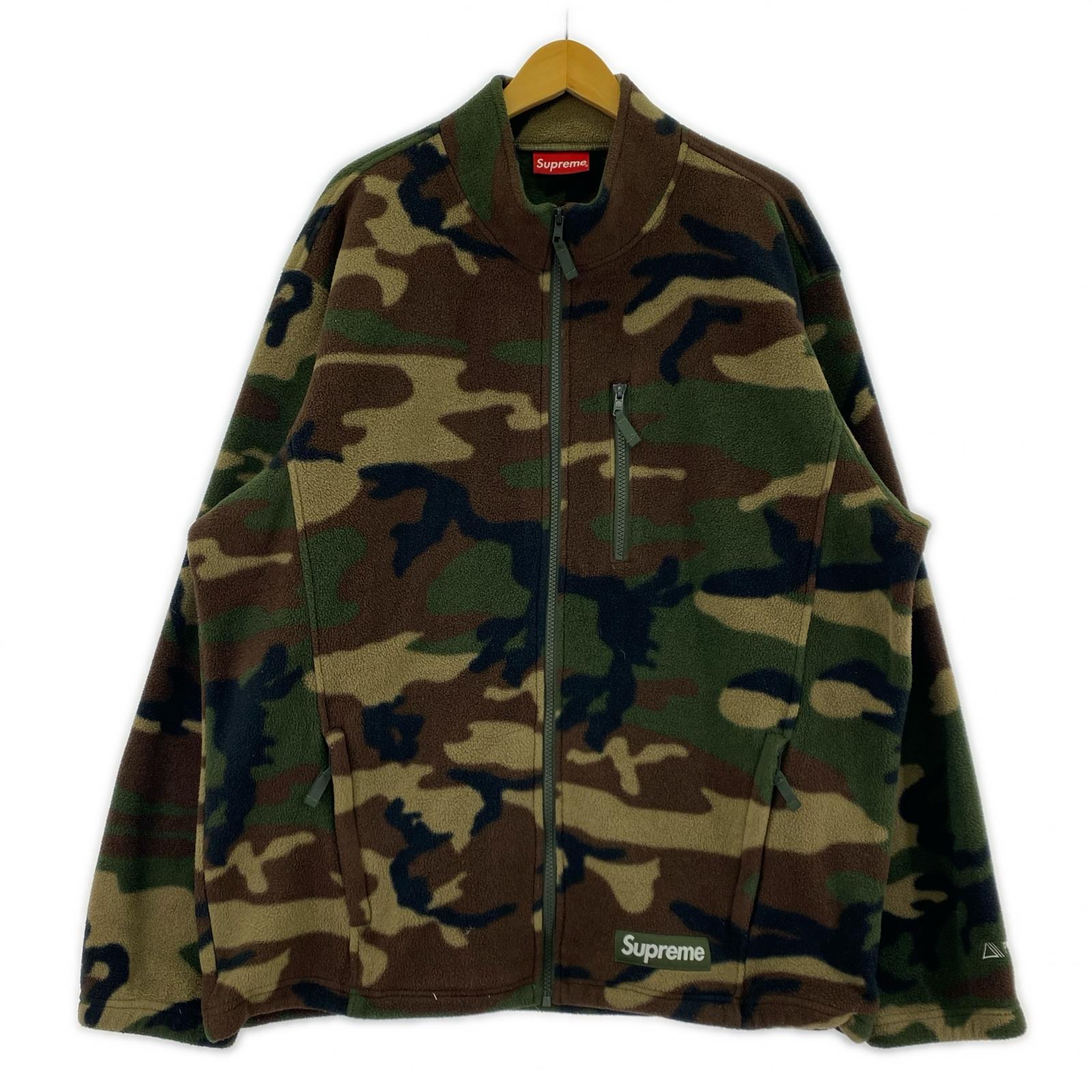ジャケット Supreme 22AW polartec zip jacket camo (XL)