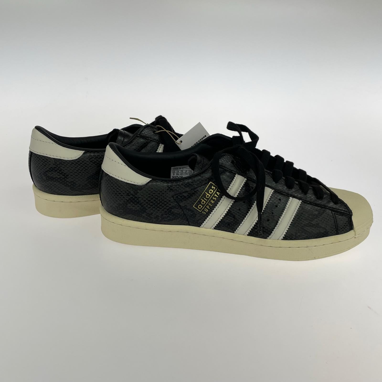 スニーカー adidas SUPERSTAR VINTAGE Mig スニーカー 27.0 ブラック 26.5cm (US8 1/2 UK8 EU43) ブラック